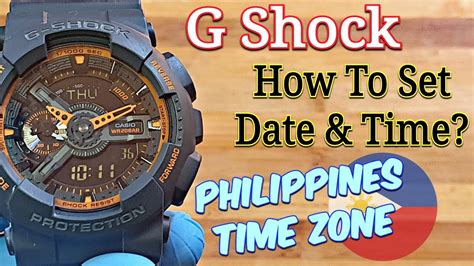 what is the manila time zone in gshock watches